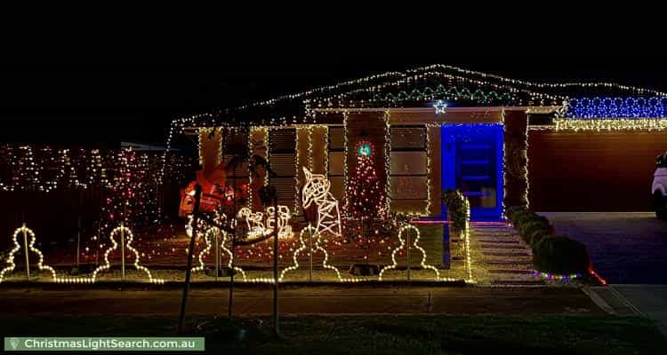 Christmas Light display at 3 Australian Avenue, Clovelly Park