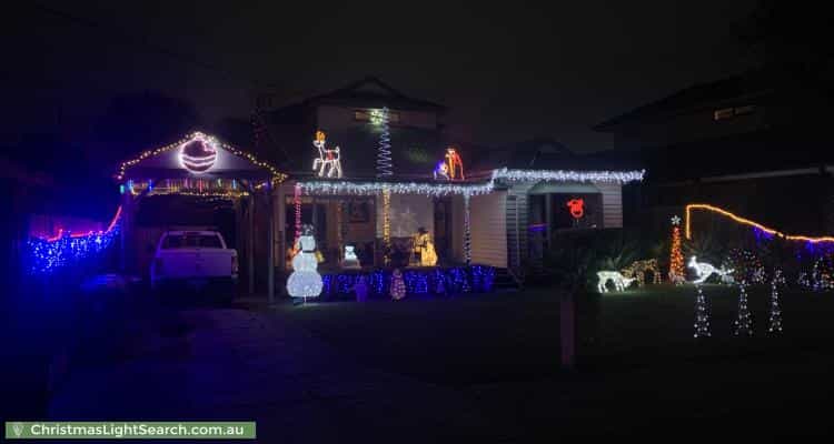 Christmas Light display at 37 Purtell Street, Bentleigh East