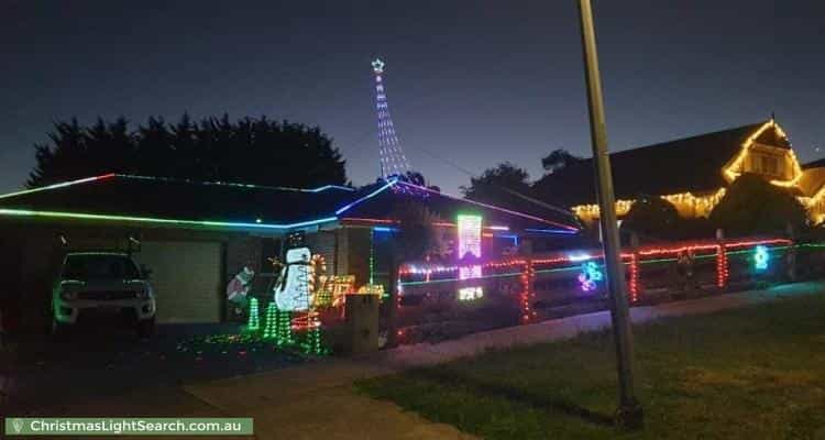 Christmas Light display at 45 Roulston Way, Wallan