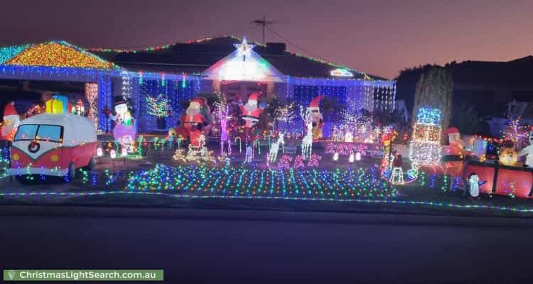 Christmas Light display at 3 Fernando Place, Safety Bay
