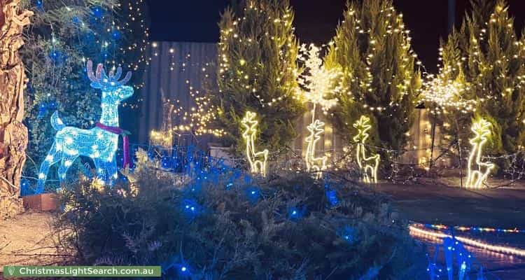 Christmas Light display at 8 Pontiac Avenue, Cloverdale