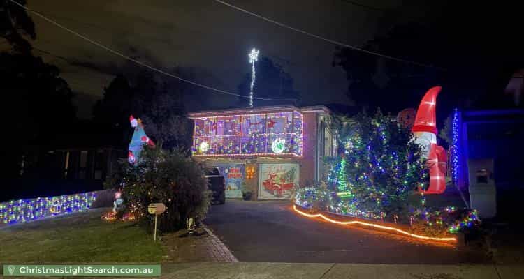 Christmas Light display at 6 Blucher Street, Ferntree Gully
