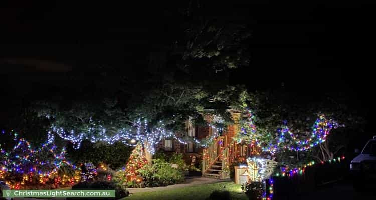Christmas Light display at Chestnut Avenue, Ferntree Gully