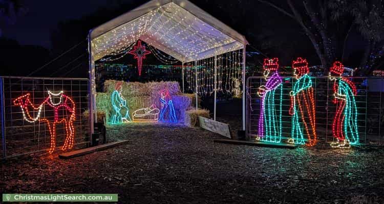 Christmas Light display at 17 Betty Road, Lewiston
