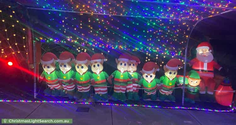 Christmas Light display at 33 Yorn Circuit, Beeliar
