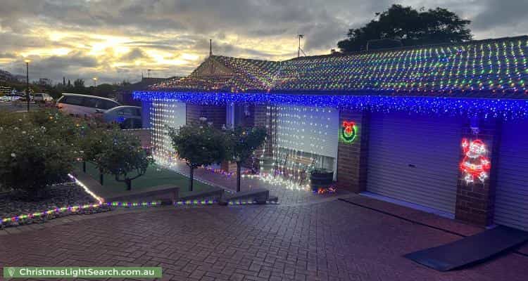 Christmas Light display at 56 Somerset Grove, Craigmore