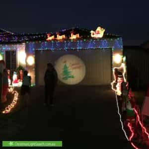 Christmas Light display at 2 Rogers Close, Burnside
