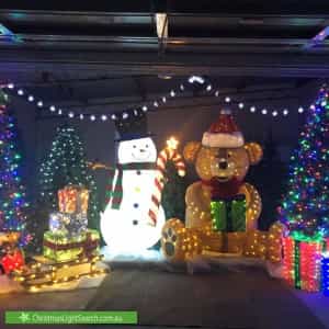 Christmas Light display at 9 Gill Street, Kootingal