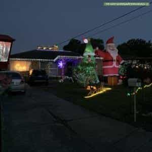 Christmas Light display at 1 Collings Court Collings Court, Mooroolbark