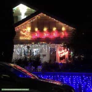 Christmas Light display at 95 Yarra Street, Williamstown