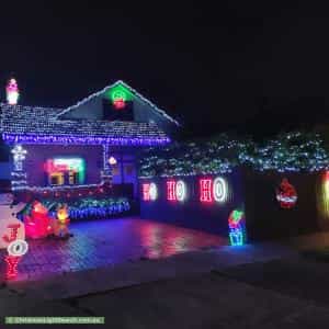 Christmas Light display at 1 Angle Road, Deepdene