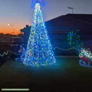 Christmas Light display at 160 Victoria Road, Dayton