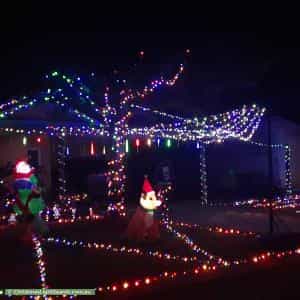 Christmas Light display at 22 Pritchardia Circuit, Durack