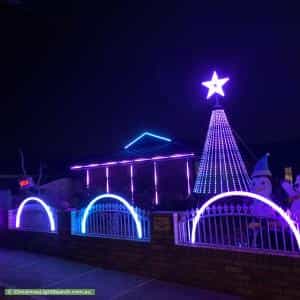 Christmas Light display at 5 Blossom Park Drive, Mill Park