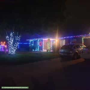 Christmas Light display at 46 Maccallum Circuit, Florey