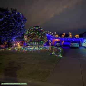 Christmas Light display at 8 Frances Drive, Mount Martha