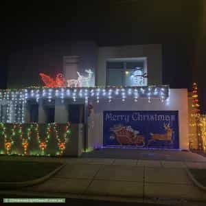Christmas Light display at 1A Caleb Street, Bentleigh East