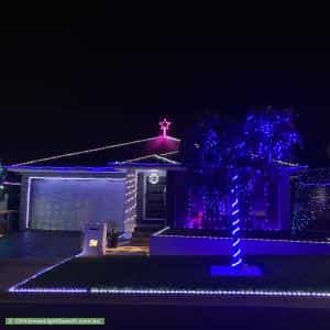 Christmas Light display at 56 Walseley Crescent, Gledswood Hills