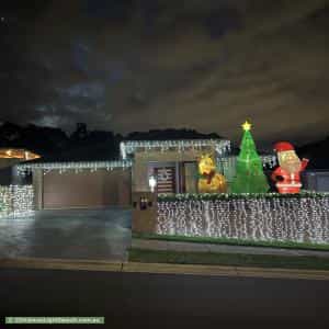 Christmas Light display at  Iluka Road, Claremont Meadows