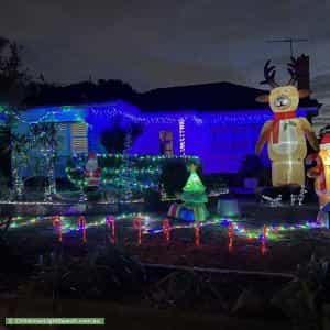 Christmas Light display at 6 Denver Street, Bentleigh East