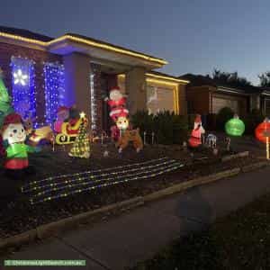 Christmas Light display at 36 Mackillop Way, Clyde North
