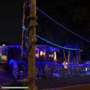 Christmas Light display at 39 Forrester Road, Lethbridge Park