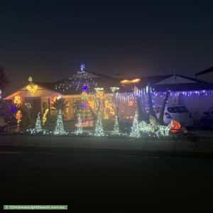 Christmas Light display at 4 Kingston Circuit, Seaford Rise