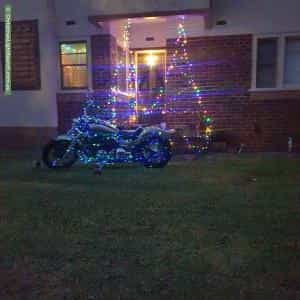 Christmas Light display at 1 Bates Street, Malvern East