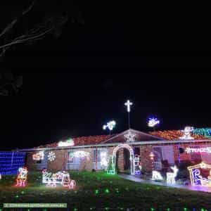 Christmas Light display at 16 Greco Place, Rosemeadow