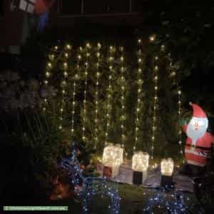 Christmas Light display at 34 Buckingham Drive, Heidelberg