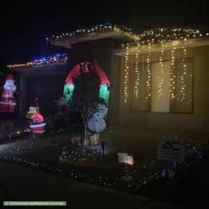 Christmas Light display at 33 Powlett Drive, Clyde