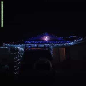 Christmas Light display at 20 Batt Drive, Brookdale