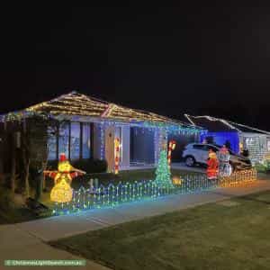 Christmas Light display at 16 Homevale Drive, Botanic Ridge