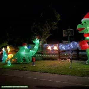 Christmas Light display at 163 Cambridge Road, Mooroolbark