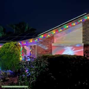 Christmas Light display at 39 Greenfields Drive, Andrews Farm