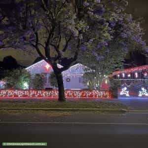Christmas Light display at 107 Grant Avenue, Toorak Gardens
