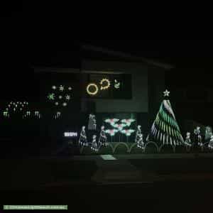 Christmas Light display at 19 Rivington Road, Point Cook