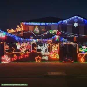 Christmas Light display at  Narrabeen Street, Taylors Hill