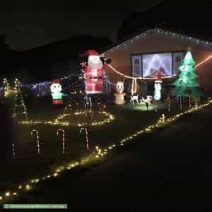 Christmas Light display at 4 Louisa Court, Oakleigh South