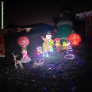 Christmas Light display at 155 Henty Drive, Redbank Plains