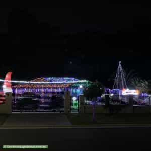 Christmas Light display at 14 Greenbank Circuit, Carrara