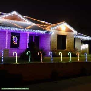 Christmas Light display at 21 Arrowsmith Avenue, Ellenbrook