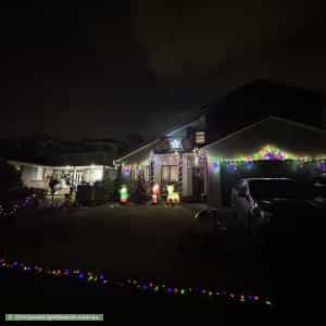 Christmas Light display at 97 Ascot Drive, Chipping Norton