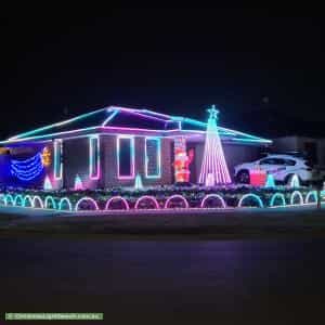 Christmas Light display at 152 Manna Gum Drive, Pakenham