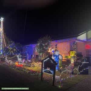 Christmas Light display at 323 McCaffrey Drive, Rankin Park