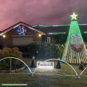 Christmas Light display at 21 Dalmeny Drive, Macquarie Hills