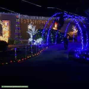 Christmas Light display at 13 Derwent Close, Caroline Springs