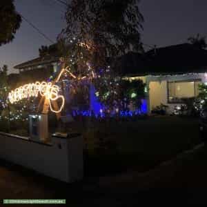 Christmas Light display at 9 Surrey Street, Bentleigh East