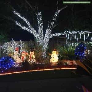 Christmas Light display at 16 Kosta Place, Albany Creek