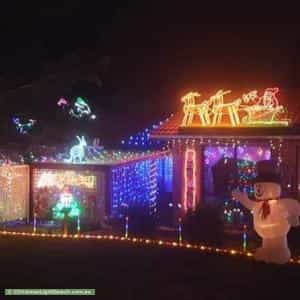Christmas Light display at 21 McKinley Circuit, Calwell